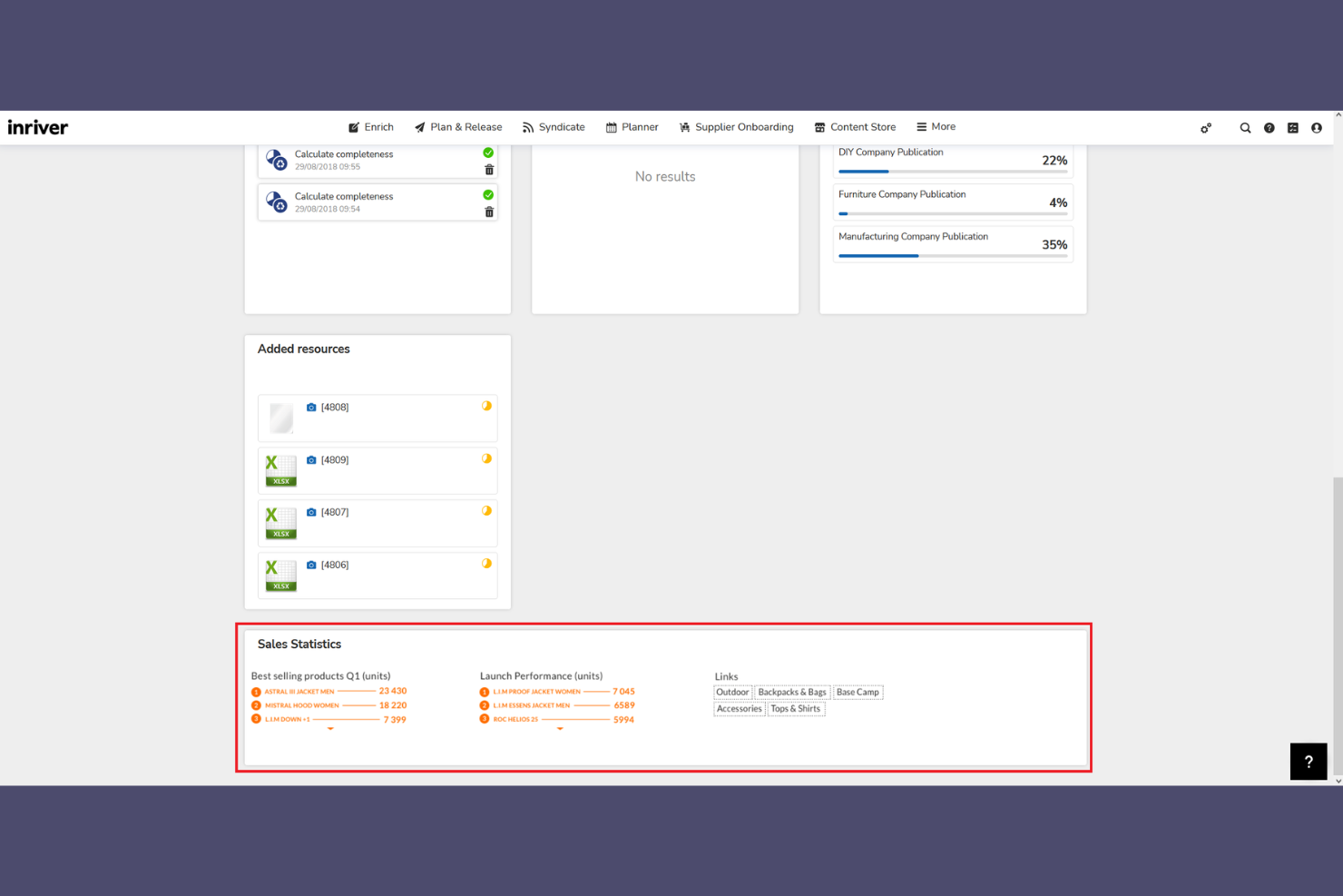 Inriver screenshot - 14 Best Digital Shelf Analytics Software for 2026