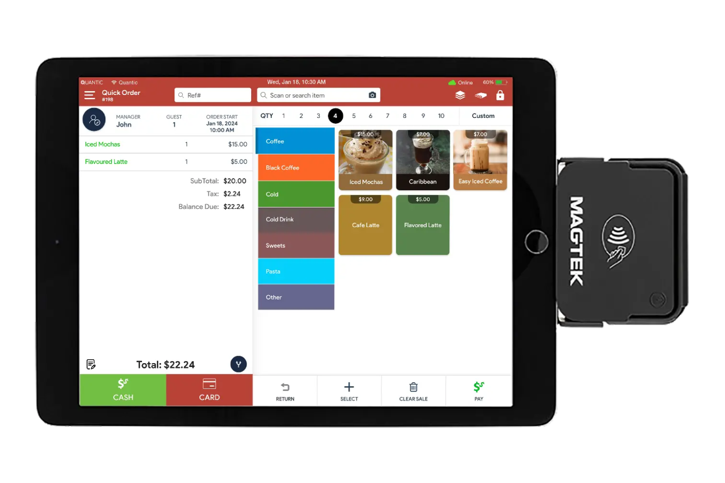 Quantic POS screenshot - 14 Bar POS Software Picks for 2026
