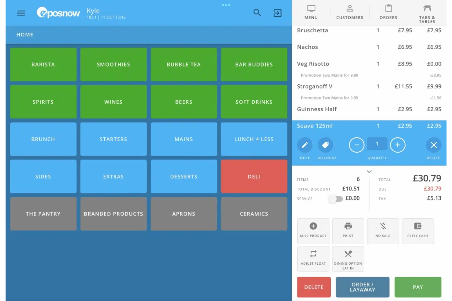 Epos Now screenshot - 14 Bar POS Software Picks for 2026