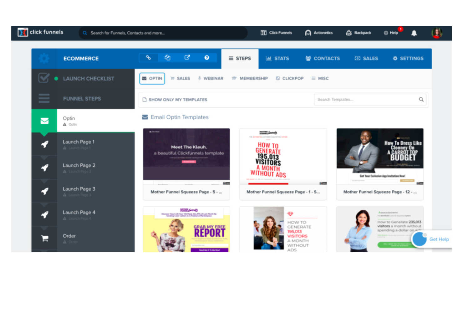 ClickFunnels screenshot - 12 Leadpages Alternatives for 2026