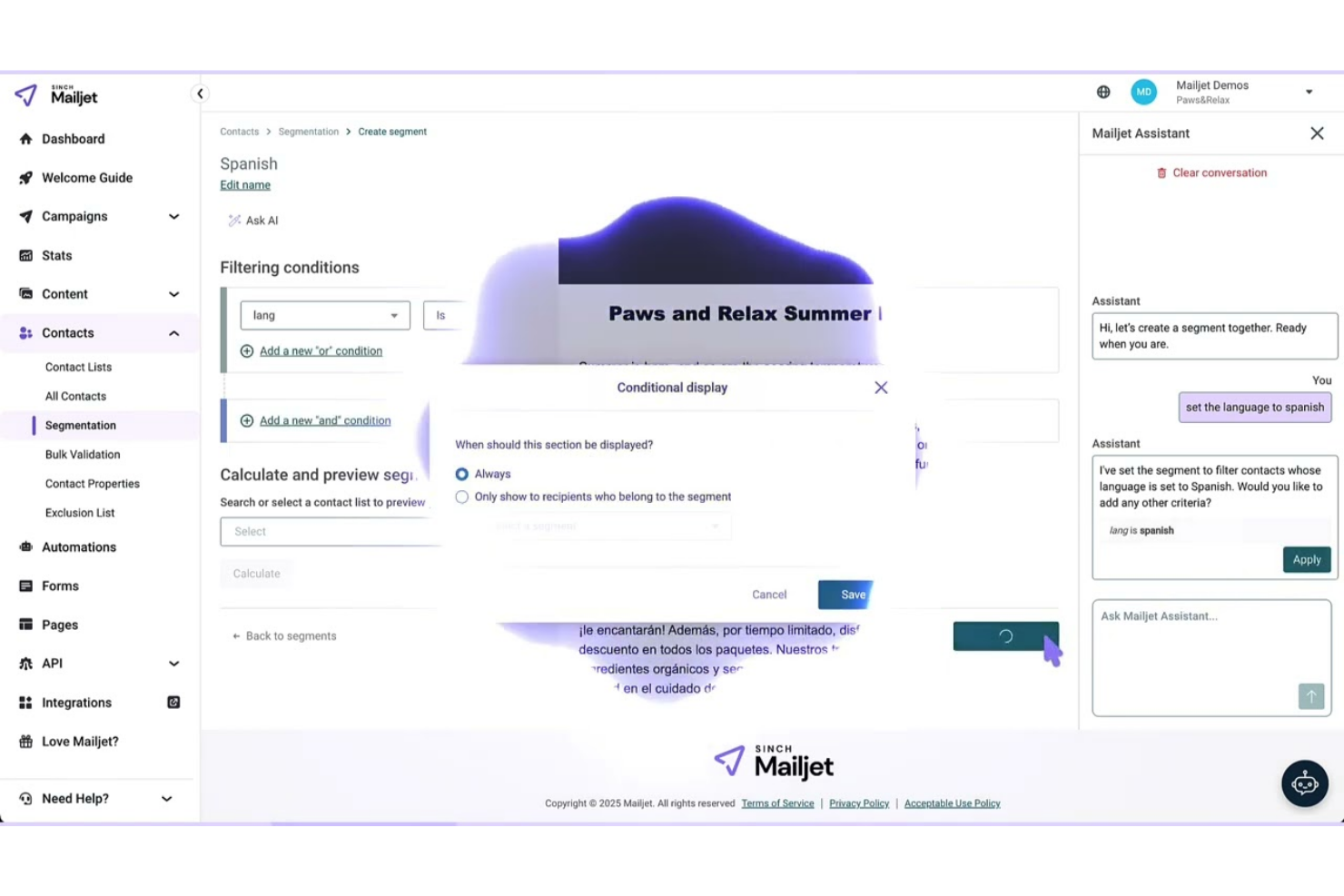 Mailjet screenshot - 20 Mailchimp Alternatives for 2026