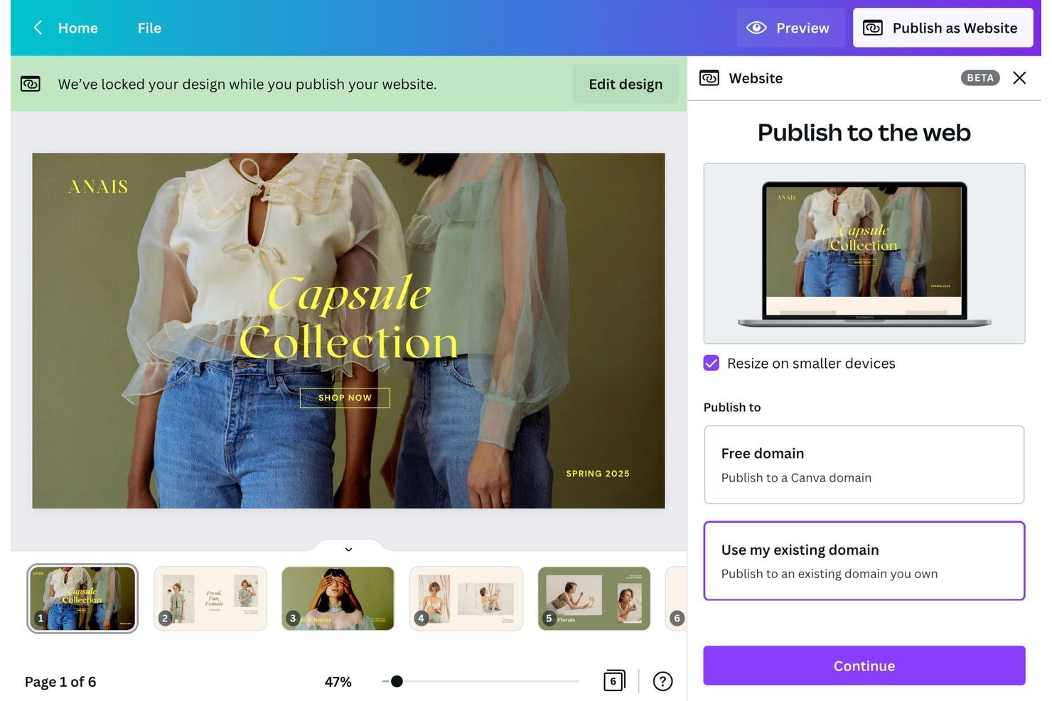 Canva screenshot - 13 Best Free Landing Page Builder for 2026