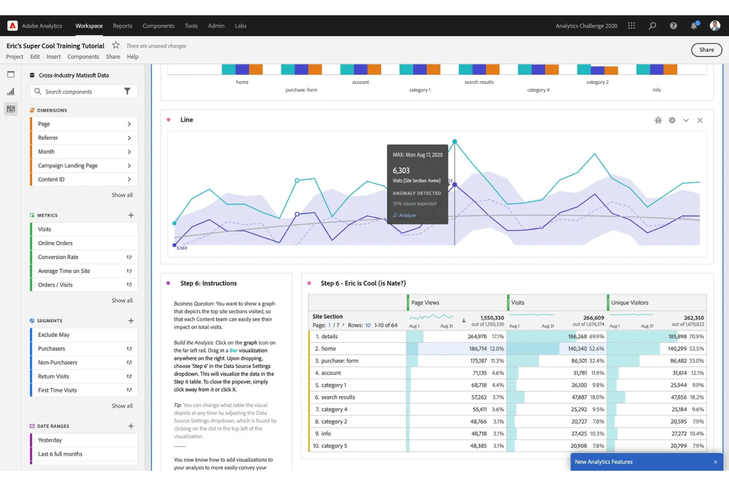Adobe Analytics screenshot - 10 Mixpanel Alternatives Picked for 2026 With Top Analytics Features