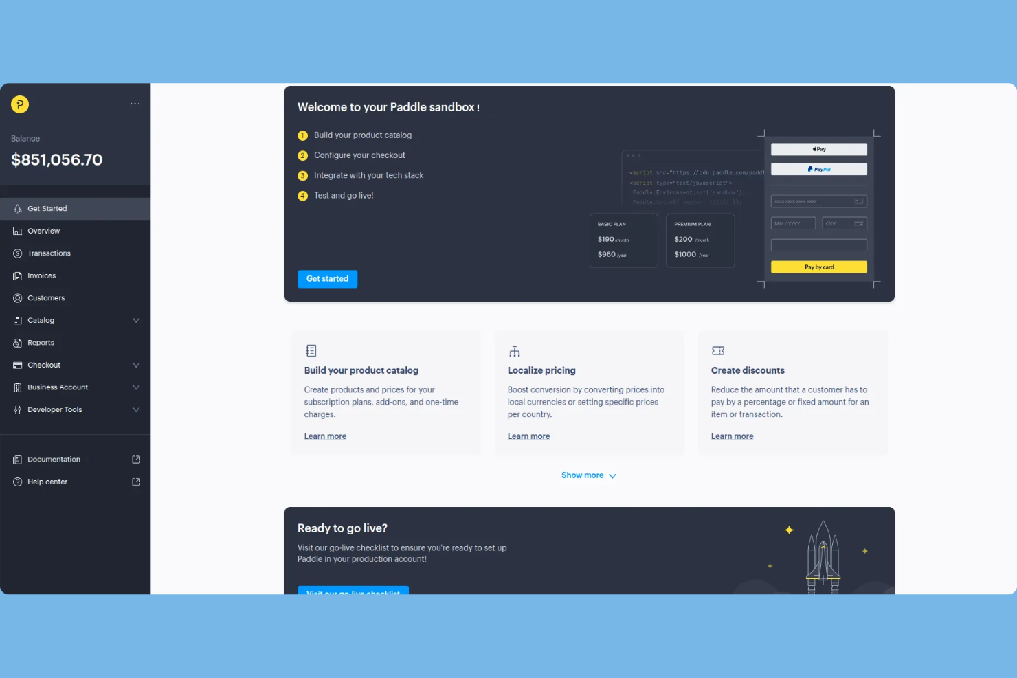 Paddle screenshot - 10 Best Chargebee Alternatives in 2026