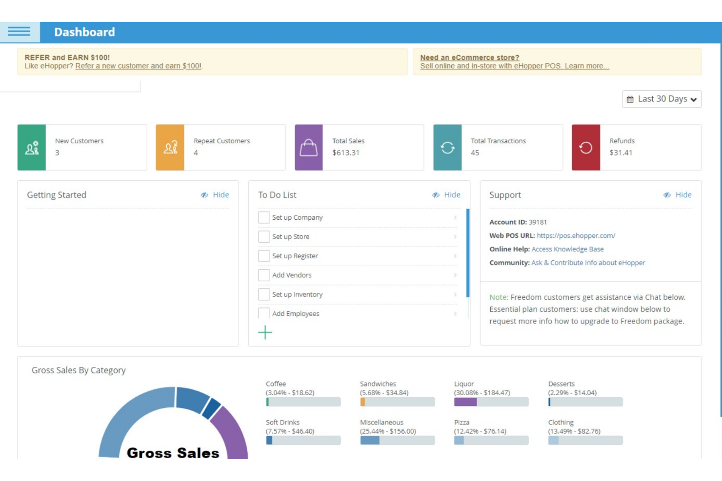 eHopper POS streamlines sales, inventory, and customer management in one platform.
