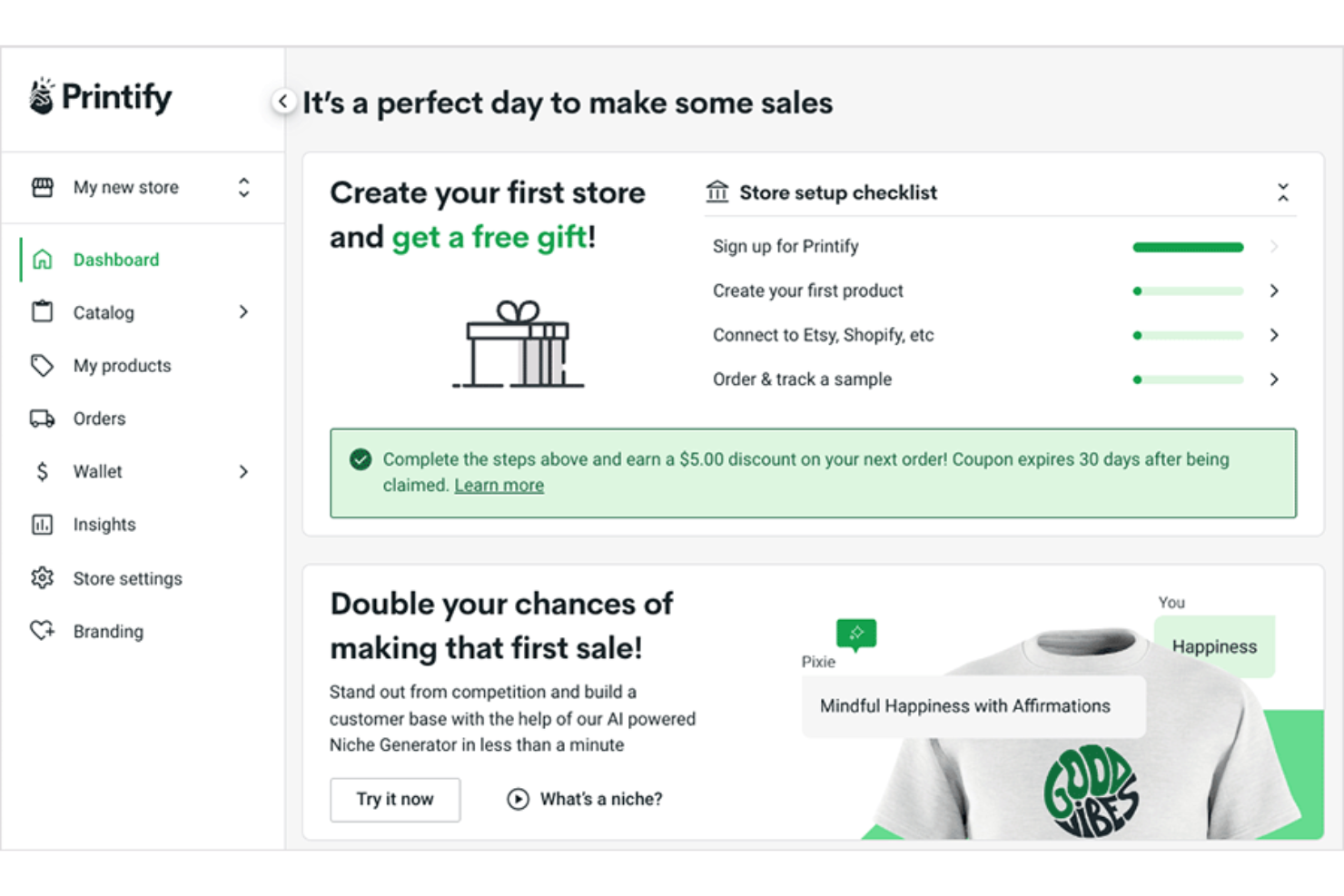 Printify is a print-on-demand ecommerce tool for designing, selling &amp; fulfilling products.