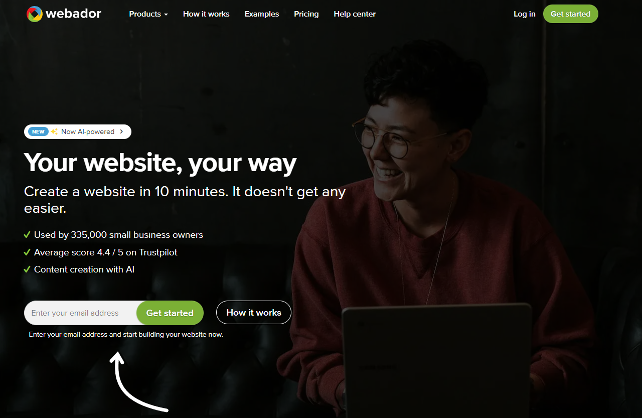 Webador is a free ecommerce website builder for simple online stores.