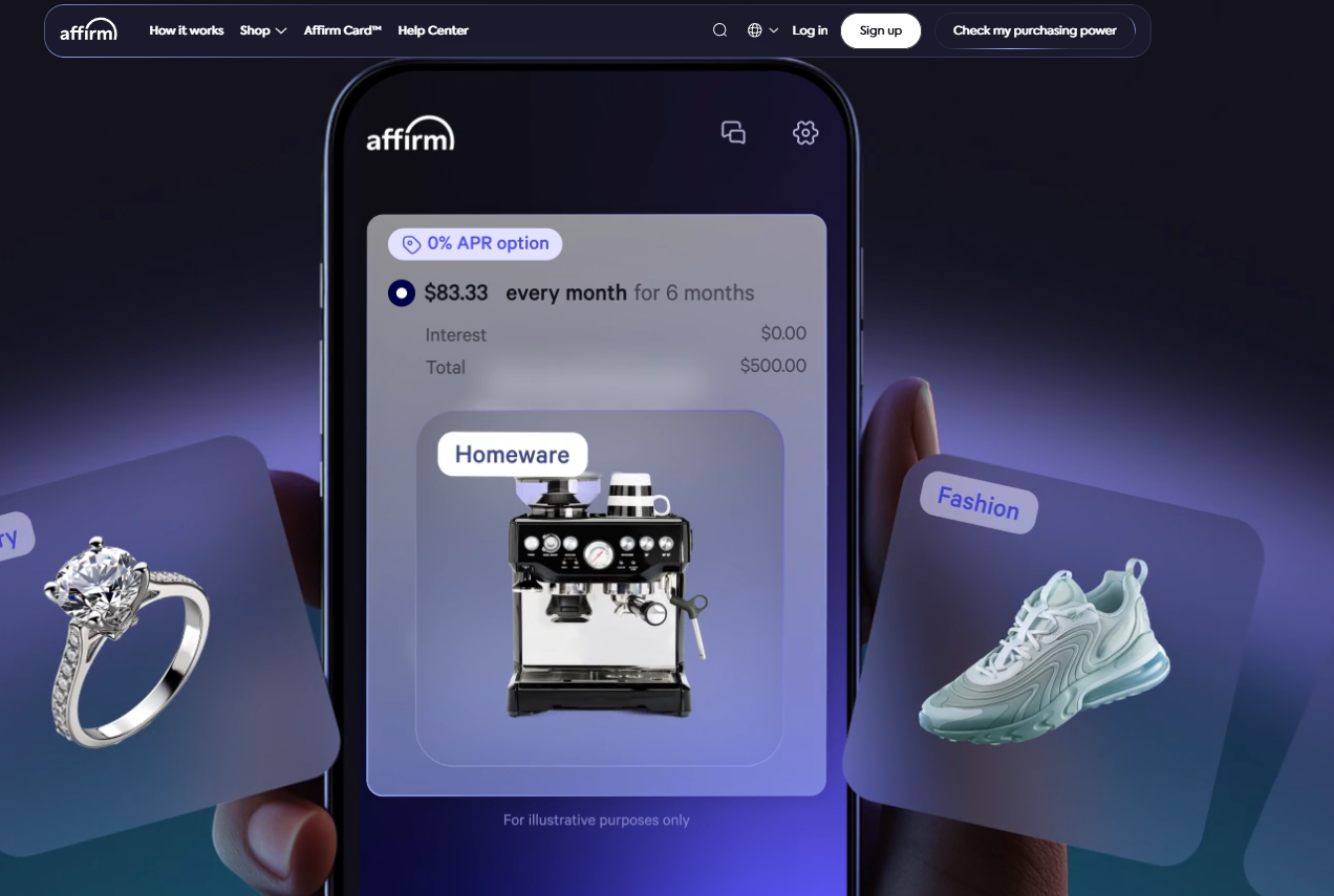 Affirm enables flexible, transparent installment payments for shoppers.
