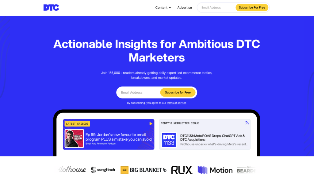 DTC Newsletter