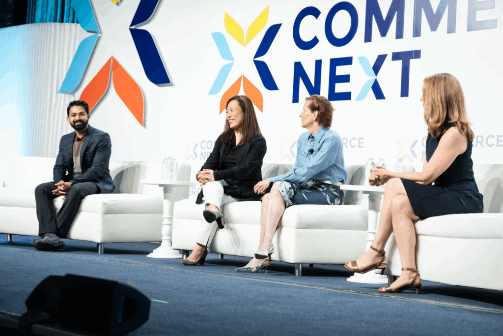 The panelists of the 2025 CommerceNext Conference