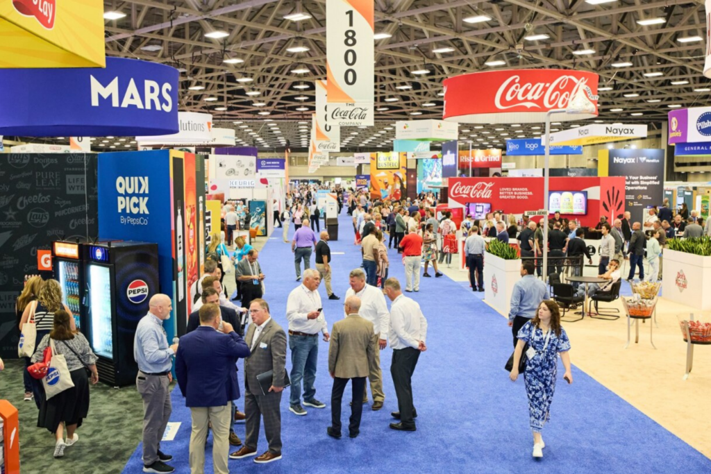 Attendees at The NAMA Show 2025 trade floor