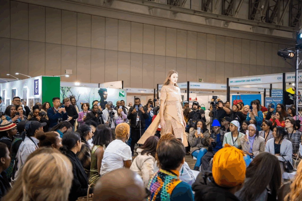 A fashion show at the allfashion sourcing Cape Town trade show