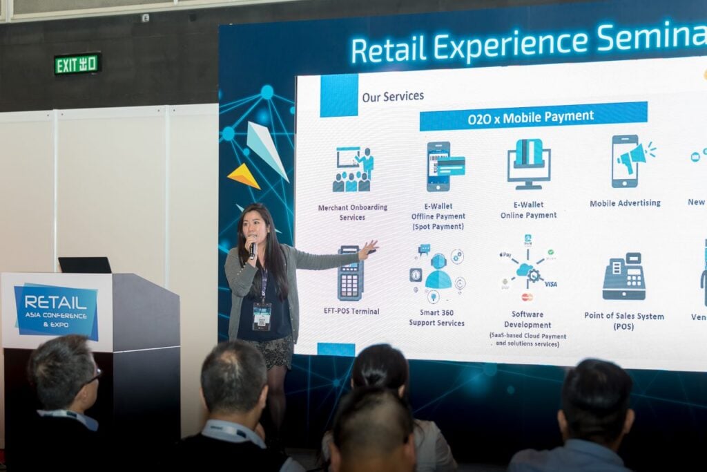 Presenter speaking during a seminar session at Retail Asia Conference &amp; Expo