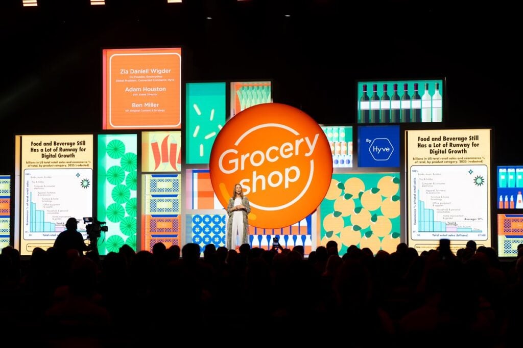 A keynote presentation at the Groceryshop