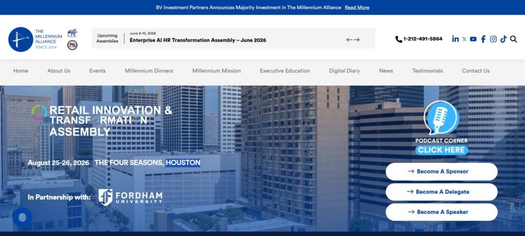 Landing page for the Retail Innovation &amp; Transformation Assembly 2026