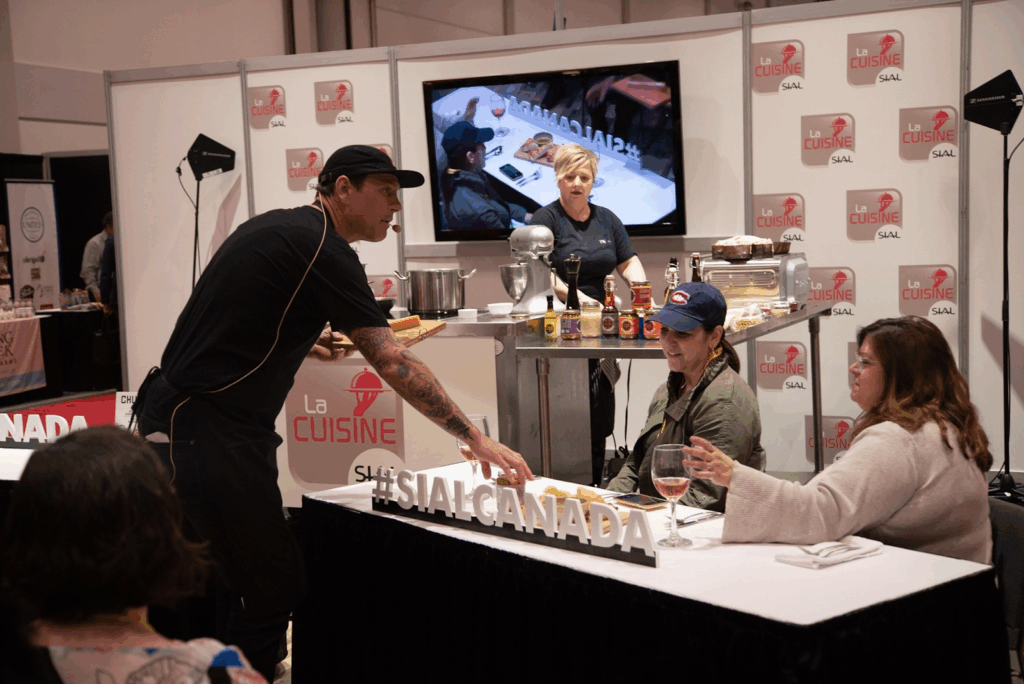 A live demonstration at the SIAL Canada