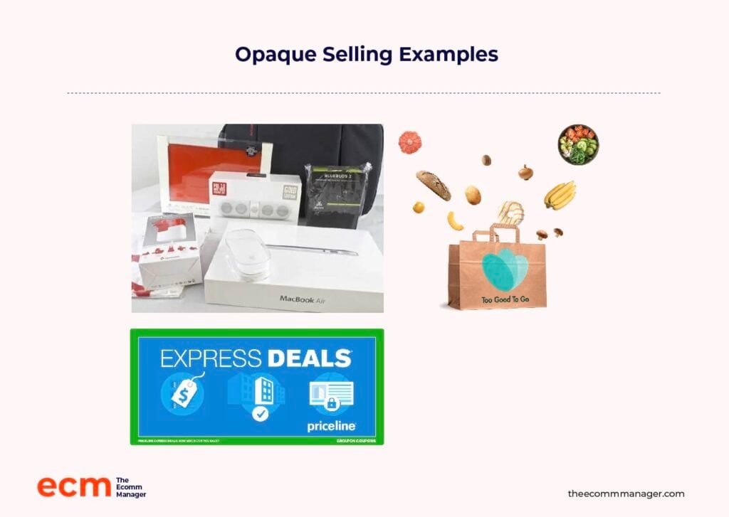 opaque selling examples