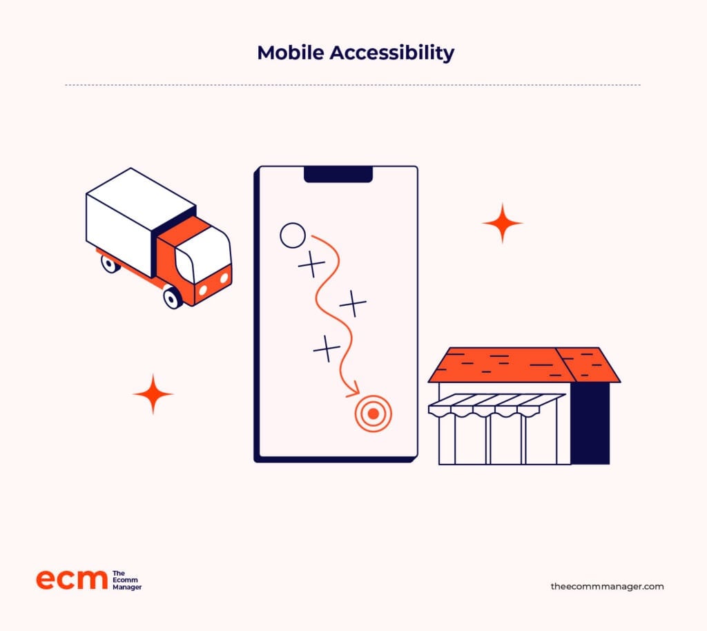 mobile accessibility infographic