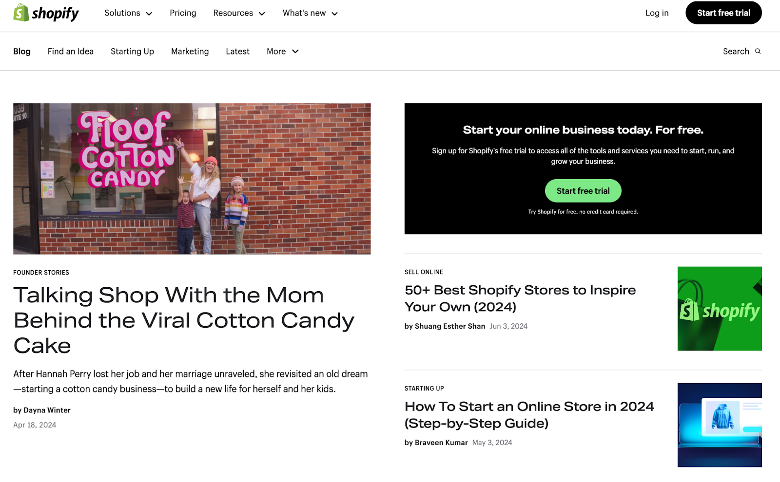 Shopify Ecommerce blog