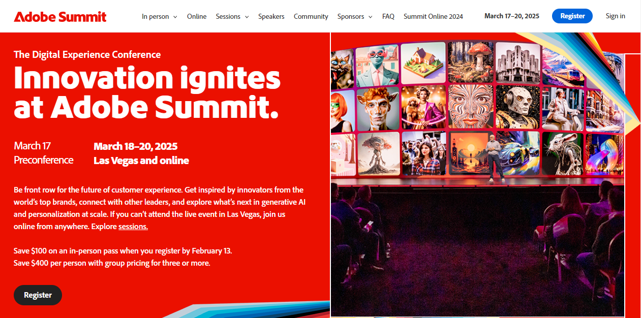 Adobe Summit, B2B ecommerce conference