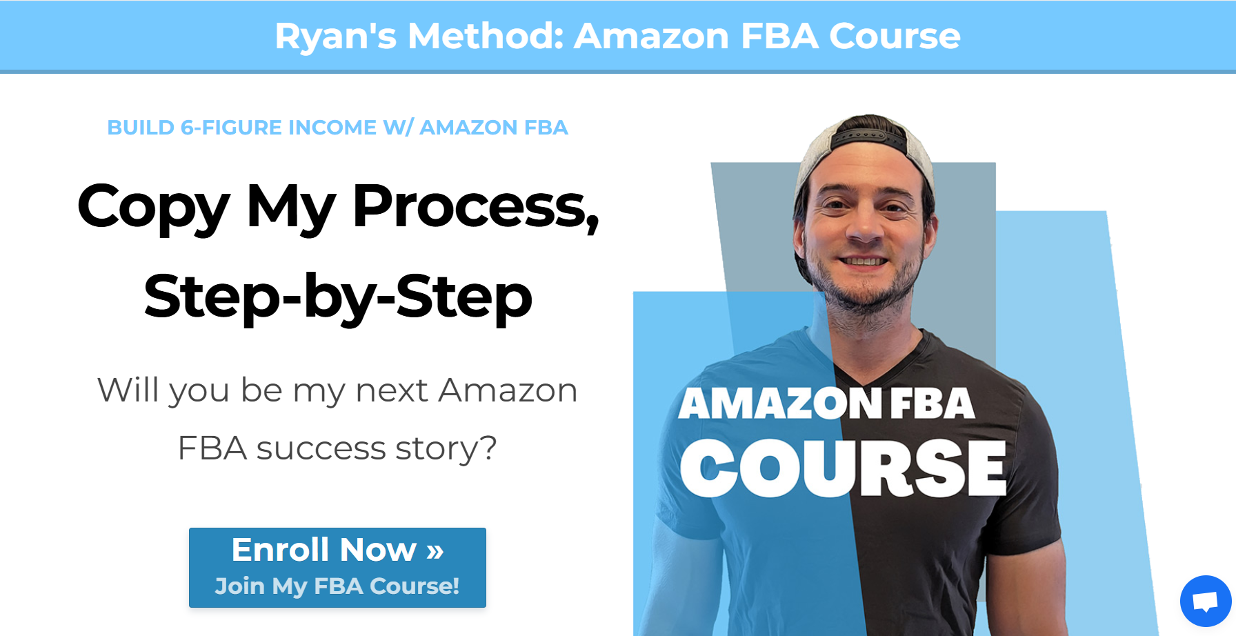 Screenshot of the Ryan’s Method: Amazon FBA Course page