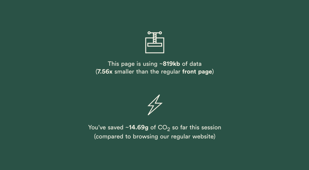 User Impact of Browsing Behavior Screenshot