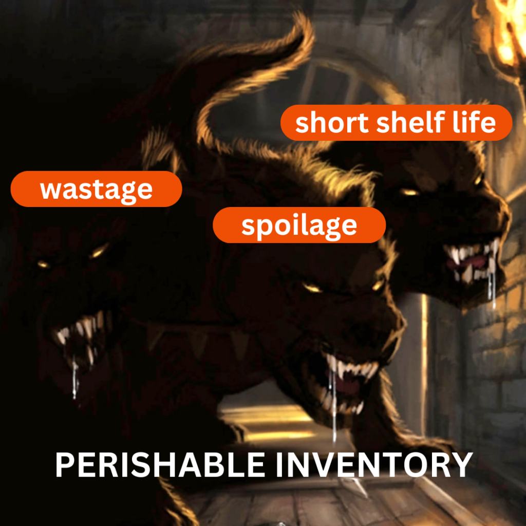 three headed cerberus of perishable inventory