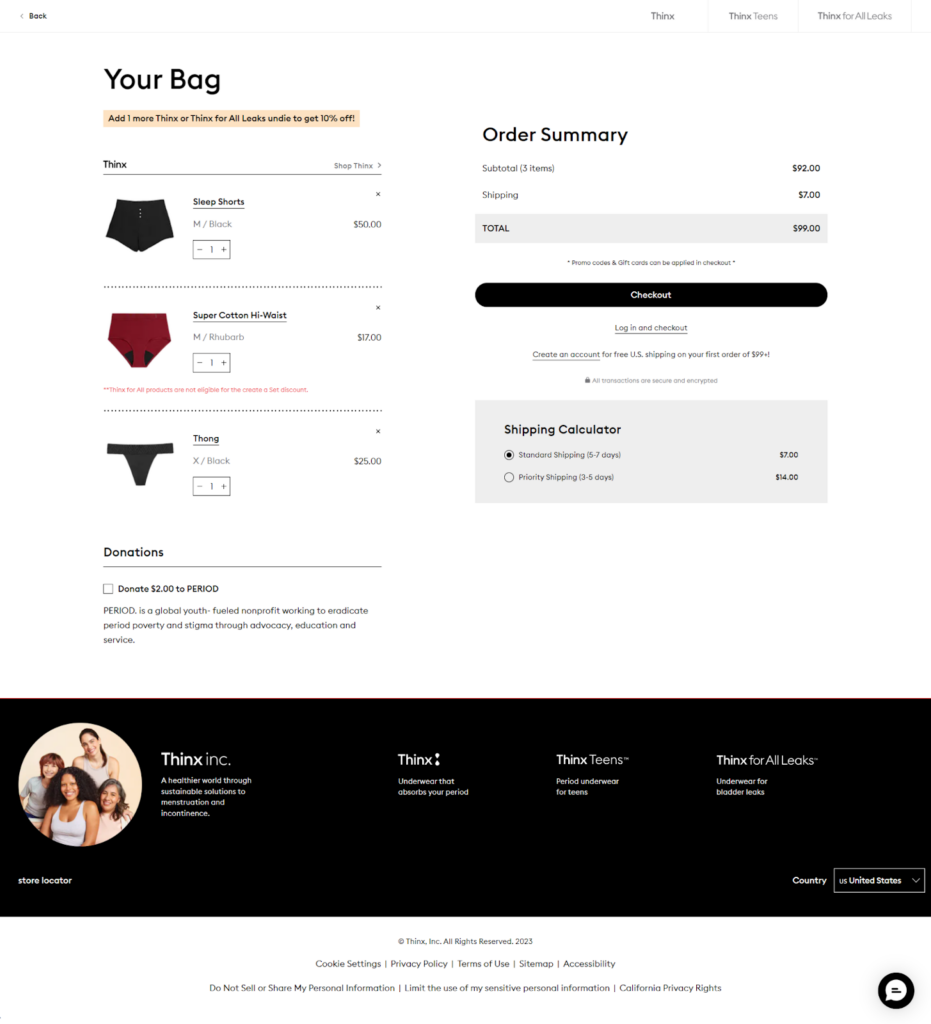 thinx screenshot