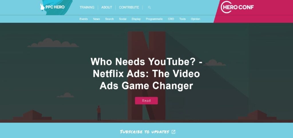 The PPC Hero website
