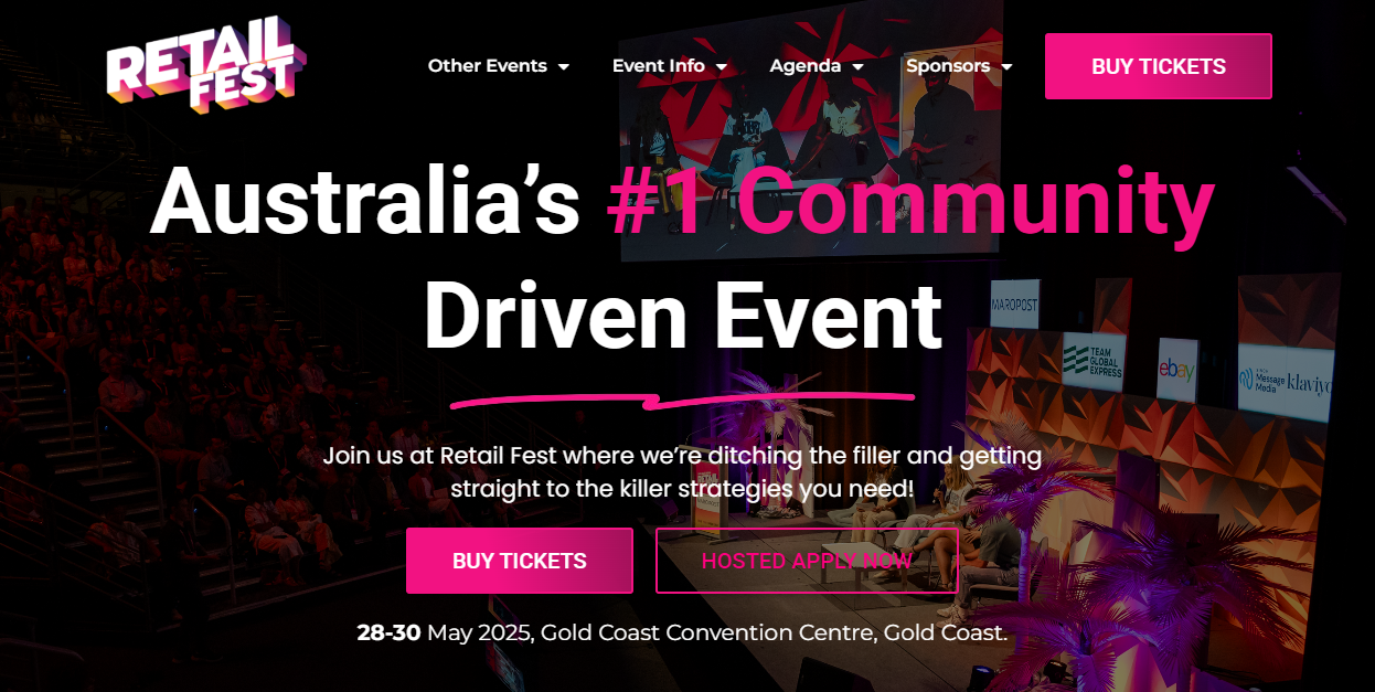 Retail Fest AUS, a B2B ecommerce conference