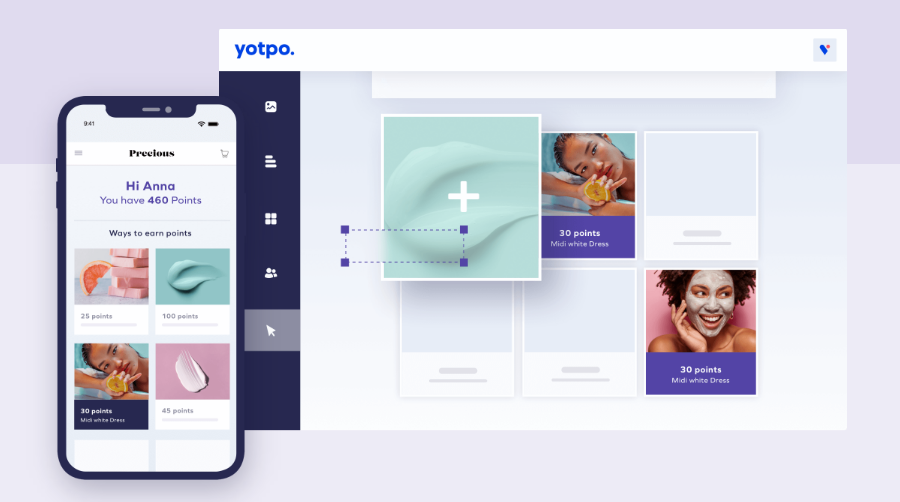 screenshot of yotpo’s loyalty program