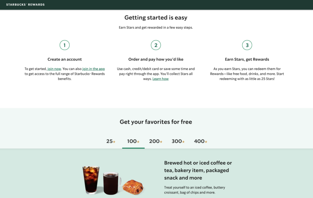 starbucks ecommerce loyalty program