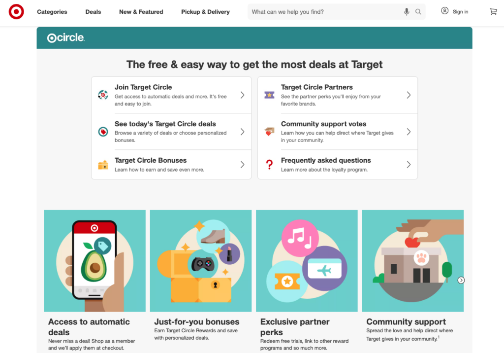 target circle ecommerce loyalty program