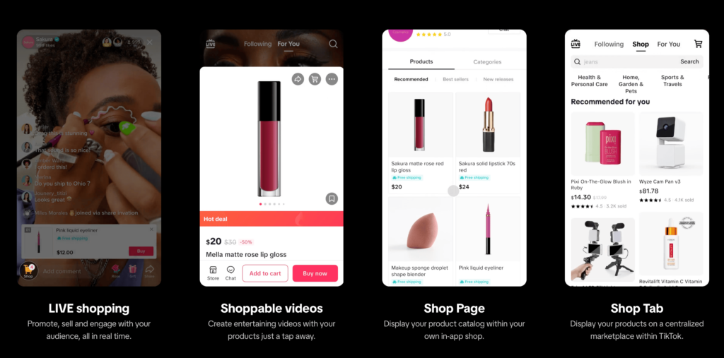 tiktok shop live shopping