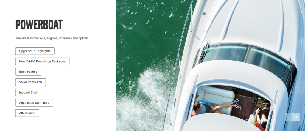volvo penta catalog screenshot