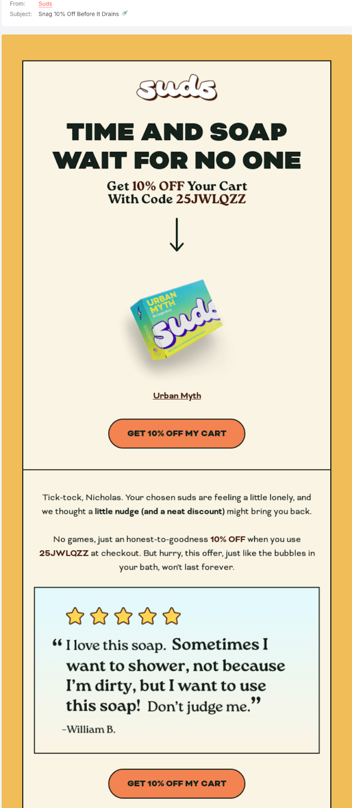 Suds wall screenshot