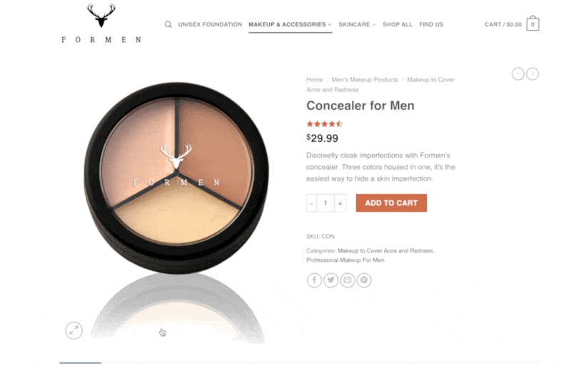 formen product page scroll ecommerce customer experience