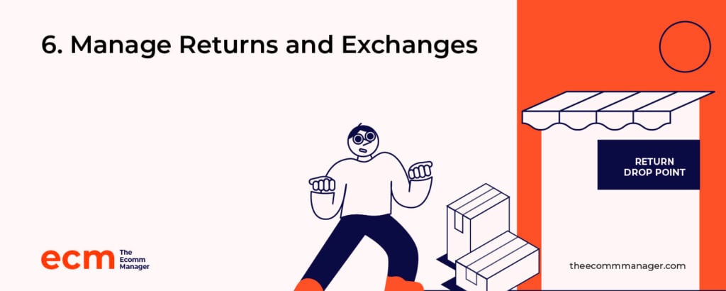 manage returns exchanges illustration