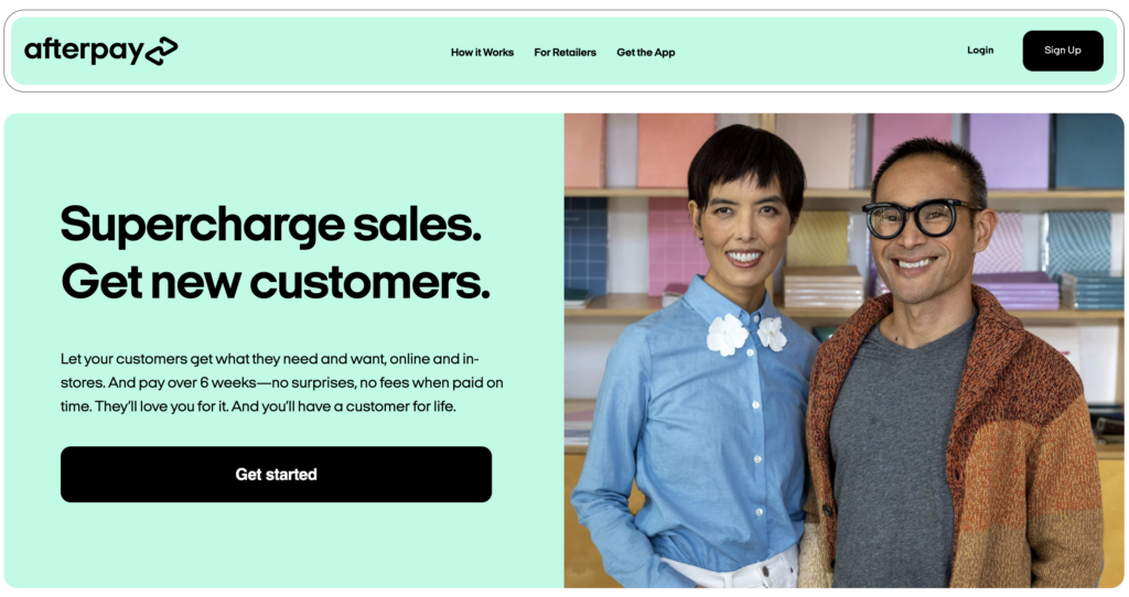 afterpay bnpl b2b2c