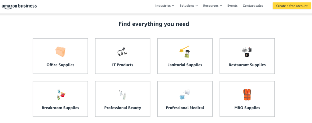 amazon business b2b ecommerce sales