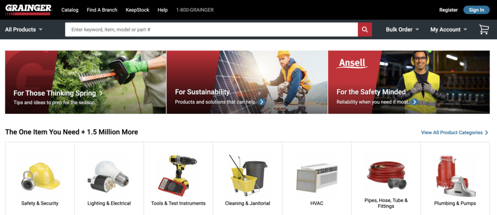 grainger b2b distributor