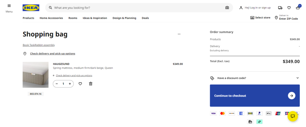 optimize checkout process screenshot