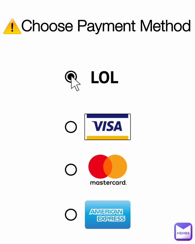 payment method screenshot