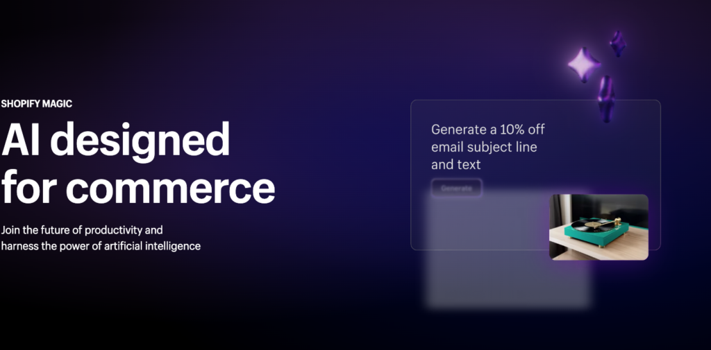 shopify magic and sidekick ecommerce platform features