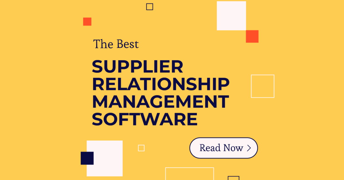 10 Best Supplier Relationship Management Software In 2026