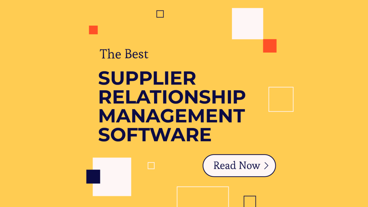 10 Best Supplier Relationship Management Software In 2026