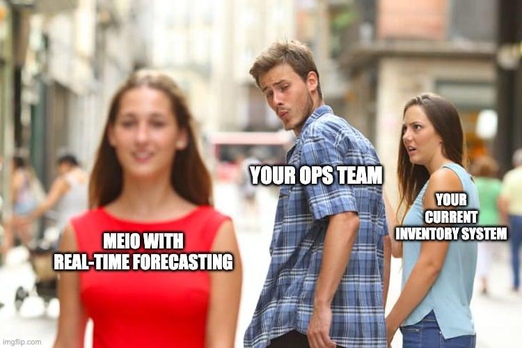 distracted boyfriend MEIO meme