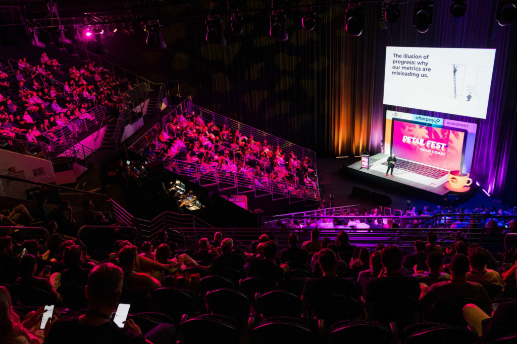 Mainstage session at the Retail Fest Gold Coast