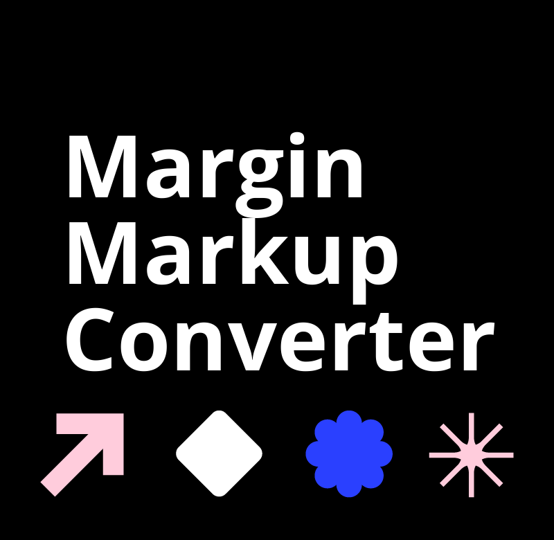 Margin markup calculator standard editorial post