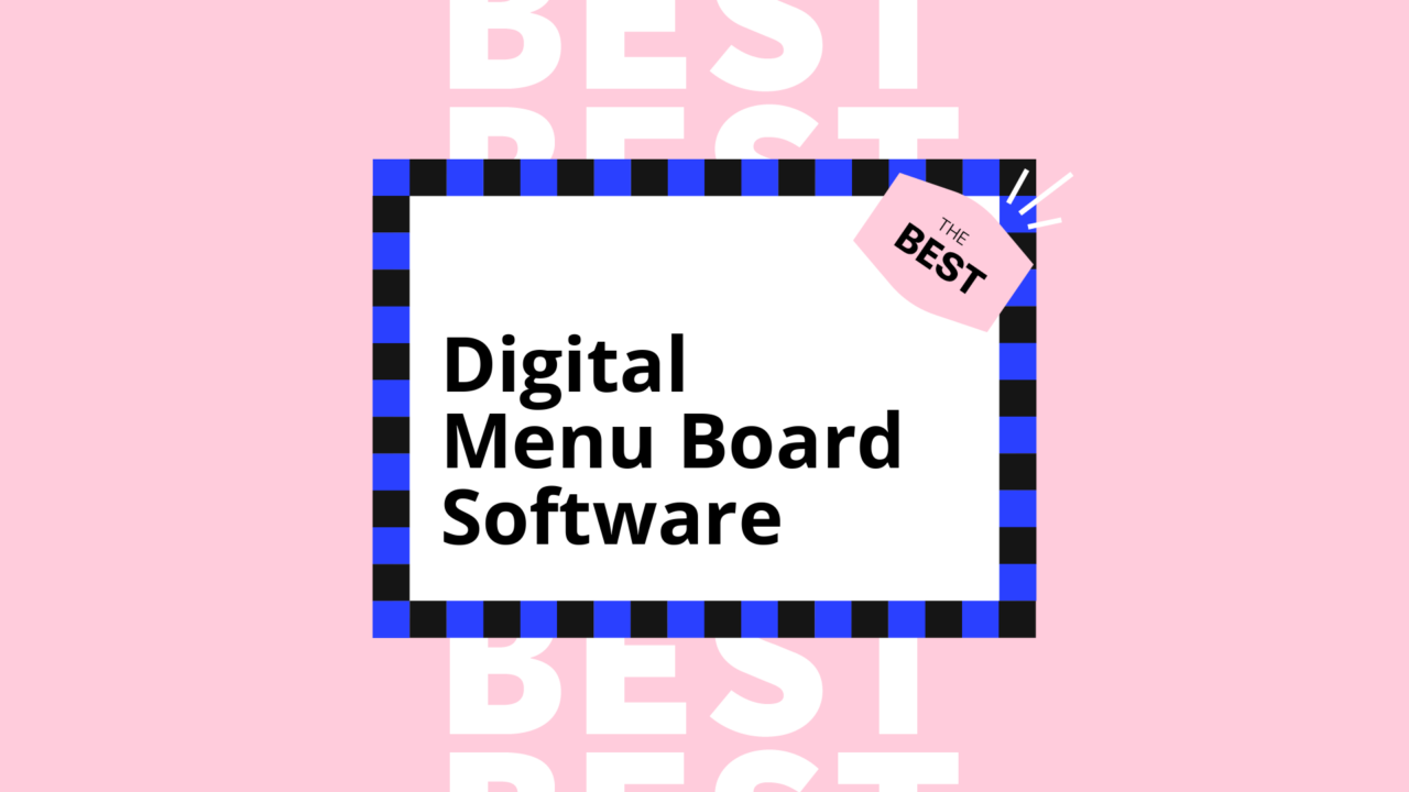 Digital menu board software best tools 34344